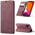 thumbnail image 1 of Funda tipo cartera con tapa para iPhone 12/12 Pro, funda magnética de cuero con tarjetero y soporte, resistente, de TPU a prueba de golpes, 1 of 7
