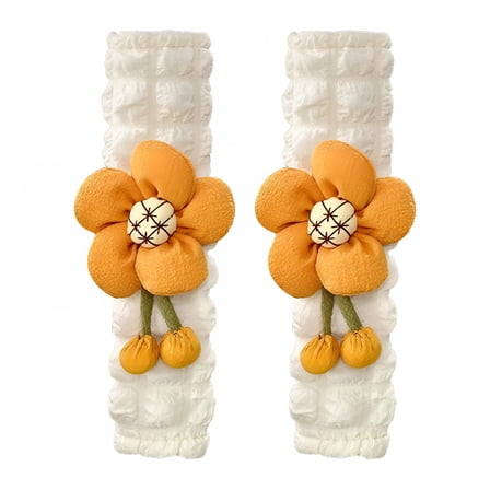 MELIVO Cute Flower Car Seat Belt Cover Pads 1 Pc Or 2pcs Car Accessories Seat Belt Cushion Neck Cushion Shoulder Strap Protector Universal Seat Belt Cover For Adults And Kids