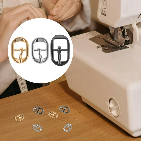 ROSENICE Single Prong Metal Buckles for Straps and Belts 30Pcs Hardware Fastening