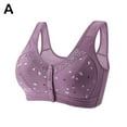 thumbnail image 1 of Bra for Women Lisa Charm Daisy Bras Front Snaps Comfortable Full Coverage Bra US Y5V9, 1 of 8