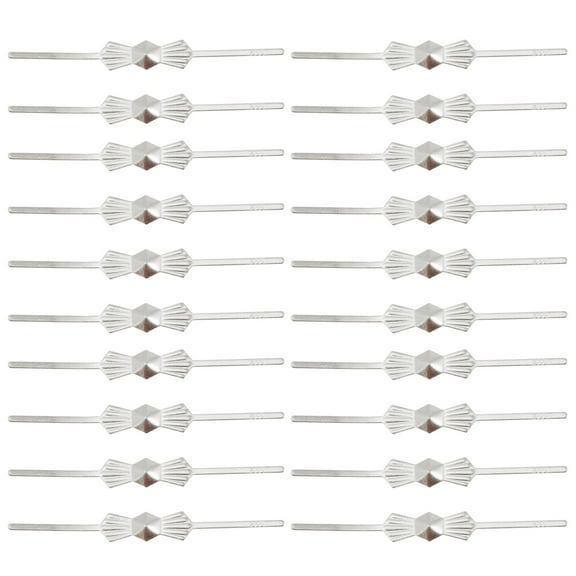 MLINS  200 Pcs Chandelier Replacements Accessories Ring System Hooks Silver