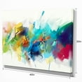 thumbnail image 3 of Designart - Brush Stroke Colorful Oil Painting - Contemporary Painting Print on Wrapped Canvas, 3 of 3