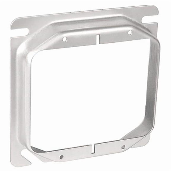 Southwire 52C18-UPC 4 x 0.75 in. Steel Metallic 2-Gang 2-Device Square Cover