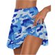 thumbnail image 3 of Gibobby Shorts Mujer Deportes Moda Fitness Leggings Yoga Mujer Deportes Pantalones cortos de doble capa(Azul, M), 3 of 5