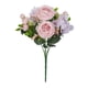 thumbnail image 4 of Plantas Simuladas Flor artificial para decoración de bodas y hogar,centro de mesa floral de mano para pared (rosa,1 pieza) Rkxzt, 4 of 9