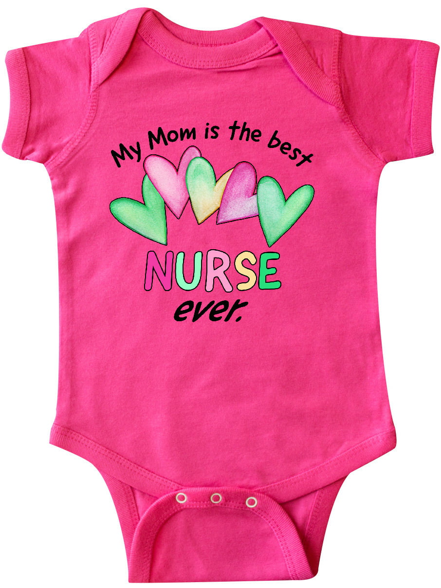 LOVE First Responders Nurse Creeper Bodysuit LOVE Nurses Baby Creeper