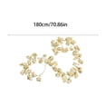 thumbnail image 2 of Fake Vines with Flowers 70.86 Inch Plastic Greenery Garland for Indoor Ceiling Decor Living Room Bedroom Wedding Home Decor Vines for Ornament Ac Duct Blocking Wrapping Housewarming Gift, 2 of 6