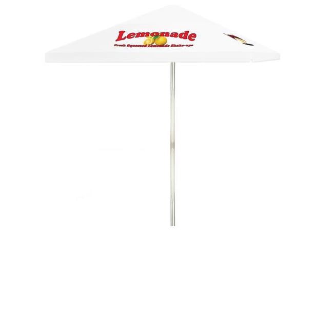Best Of Times Best Of Times 1020w2504 Vintage Lemonade 6 Ft Square Market Umbrella 44 Yellow White Walmart Com Walmart Com