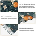 thumbnail image 5 of FORMRS Womens Scarf Winter Soft Long Big Warm Shawls Wrap Tassel Scarves, Green Floral Oranges, 5 of 9