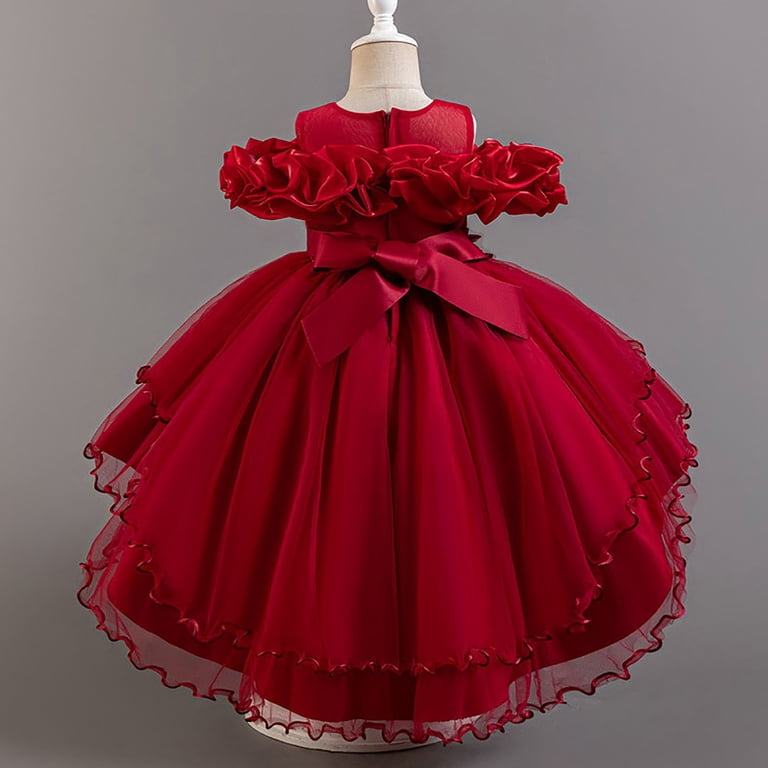 strapless open back dress Wine Red Puffy Sleeves Sweetheart Party Dress,Wine Red Long Prom Dress –  Cutedressy main image 1