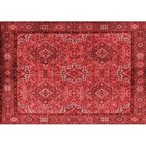 Ahgly Company Indoor Rectangle Persian Red Traditional Area Rugs, 8' x 12'