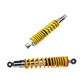 thumbnail image 1 of Lipstore 2Pcs Motorcycle Rear Shock Absorber Rear Shock Absorber Shocks Struts Yellow, 1 of 8