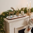 thumbnail image 6 of Christmas Wooden Serving Tray, Holiday Dessert Platter with Deer Tree Snowflake Prints, Farmhouse Tabletop Decor for Cookies Candy Display, 7.28-11.41in, 6 of 6