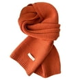thumbnail image 3 of shoper Winter Scarf Wool Scarf Soft Warm Knitted Scarf for Autumn Winter Plain Knitted Scarf Versatile Neck Scarf for Men and Women, 3 of 3
