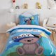 thumbnail image 2 of 3D Cartoon Animal Bear Blue Quilt Cover Set Ropa de Cama Set Funda Nórdica Fundas de almohada, 2 of 10