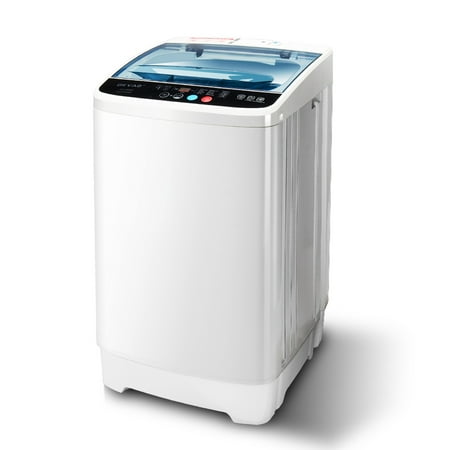 OKVAC Portable Compact Full-Automatic Washing Machine Laundry 8 lbs Top Load Washer&Spin Washer/Spinner