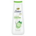 thumbnail image 4 of (3 pack) Dove Body Wash for Women Moisturizing Refresh Cucumber & Green Tea Cleanser All Skin, 20 oz, 4 of 17