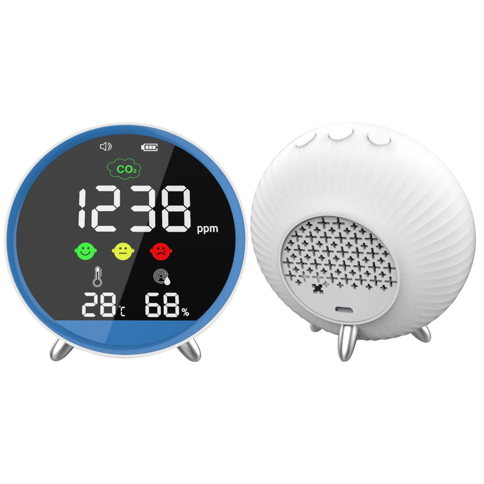 Professional CO2 Detector with Rapid 1.5s Sampling And Alarm Function Humidity Temperature Meter For Indoor Air Safety