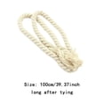 thumbnail image 3 of Simple Tie Thick Cotton Cord Curtain Tie Rope Handmade Curtain Tie Rope QQ With A Pair Of Beige, 3 of 9