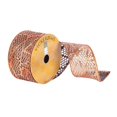 thumbnail image 1 of Vickerman Q180137 2.5 in. x 10 Yards Copper Laser Cut Scales Ribbon, 1 of 1