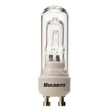 Bulbrite 617035 Q35CL-GU10 35-Watt Dimmable Halogen DJD Type- GU10 Base- Clear  - Pack of 5