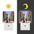 thumbnail image 3 of Zootrópolis Luz nocturna LED con sensor de anochecer a amanecer para dormitorio, baño, pasillo, escaleras - Lámpara LED nocturna de enchufe, 0.5W - 1 pieza, 3 of 6
