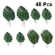 thumbnail image 2 of 48 piezas de decoración de Monstera decorativa para fiesta hawaiana, decoración de Monstera, plantas verdes, hojas, 2 of 6