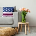 thumbnail image 3 of Simply Daisy 26" x 26" USA Flag Decorative Throw Pillow, Nautical Navy (1 count), 3 of 3