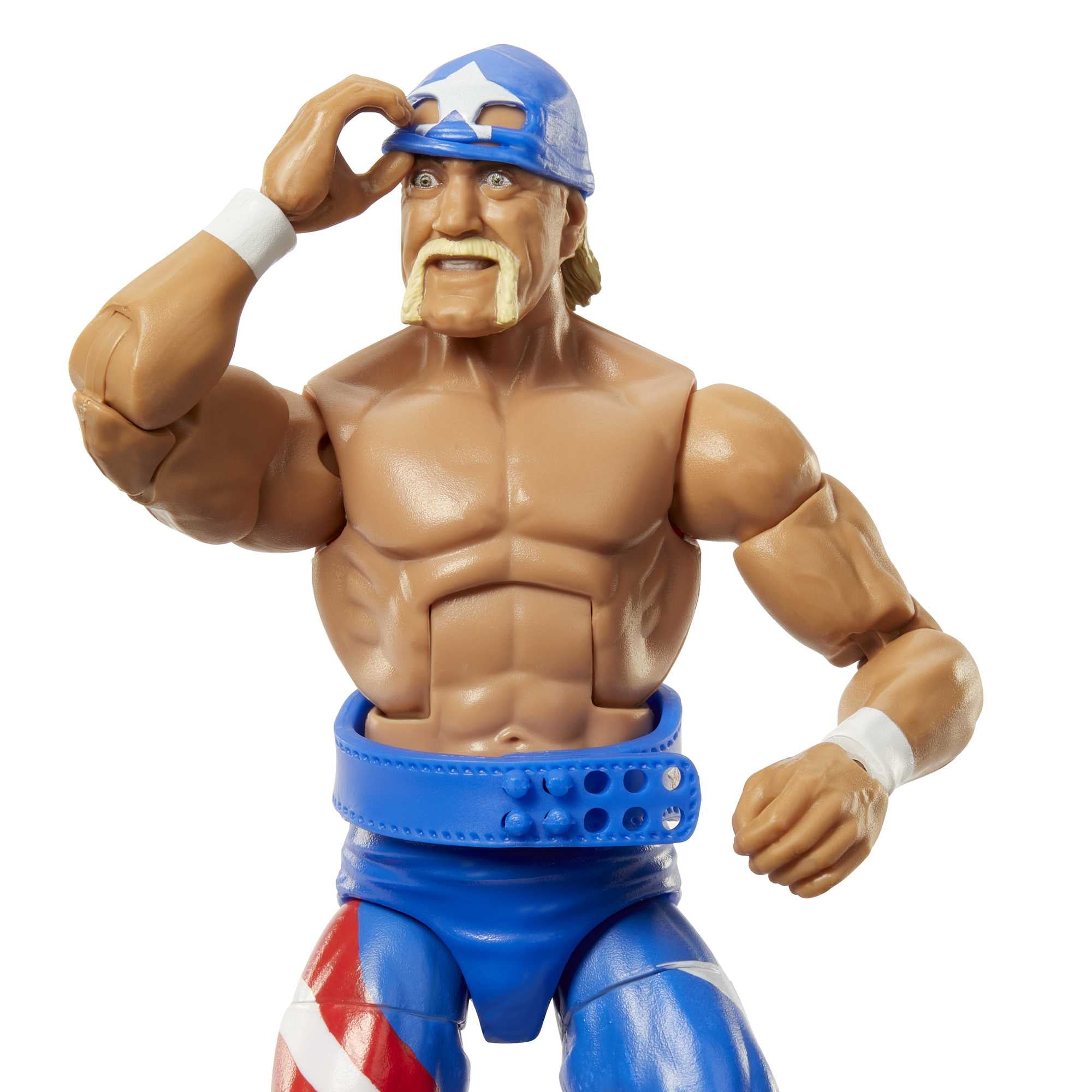 WWE Elite Collection Mr. America Action Figure with Accessories, Posable Collectible (6-inch)