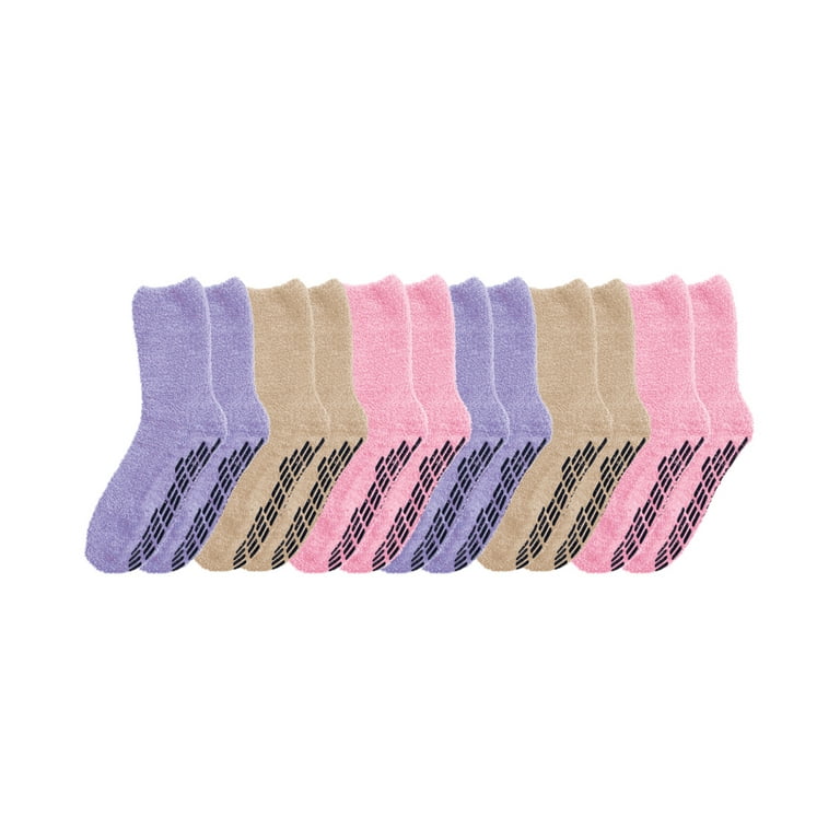 Non Slip Grip Socks for Elderly Women - Silverts