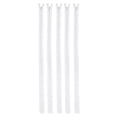 thumbnail image 1 of 10 Unids / Lote 9.2 Pulgadas Cremalleras De Bobina De Nylon Cremalleras De Costura Para Manualidades De Costura A Medida Blanco Soledad Cremalleras de nylon de la bobina, 1 of 7