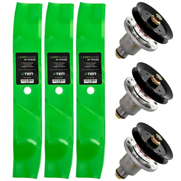 8TEN Spindle Mulching Blade Kit for Exmark Lazer Z HP 103-1183 MK1002173