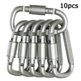 thumbnail image 4 of 10 Uds mochila Universal multifunción Bsvklp mosquetón llavero senderismo al aire libre D-ring Snap Clip Lock hebilla herramientas de escalada, 4 of 8