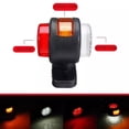 thumbnail image 2 of LED Trailer Side Marker Light, 10-30V Three-Sided Edge Indicator Light for Truck, RV, Lorry, Waterproof Rubber & PC Construction, Multi-Color Red White Amber Signal Lamp for Vehicle Modification, 2 of 8