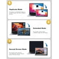 thumbnail image 3 of LESOWN Mini Additional Display 4.3 inch Small Screen HDMI 800x480 IPS Secondary LCD Monitor Metal Shell for Windows PC Laptop, 3 of 9