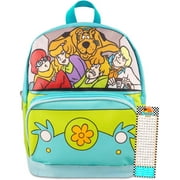 DECADE WEST Warner Bros Scooby Doo Mini Backpack for Women - 10 Canvas Scooby Doo Backpack with Front Pocket Plus Bookmark | Scooby Doo Backpack Purse Bundle