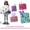 thumbnail image 5 of Barbie Cutie Reveal Snowflake Sparkle Fashion Doll with Owl Plush Costume, Mini Pet & Accessories, 5 of 7
