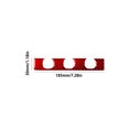 thumbnail image 3 of Real Bright Soft Car Interior Carbon Fiber Sticker DecorationRed Carbon Fiber Interior Headlight Control Cover For Ford Mustang 2001-04Auto Car Protection Interior Accessories, 3 of 8