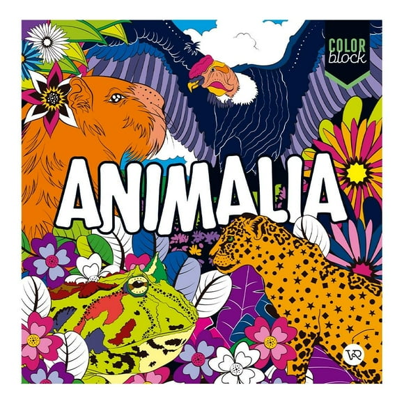 Color block animalia VR Editoras Libro Tapa Blanda