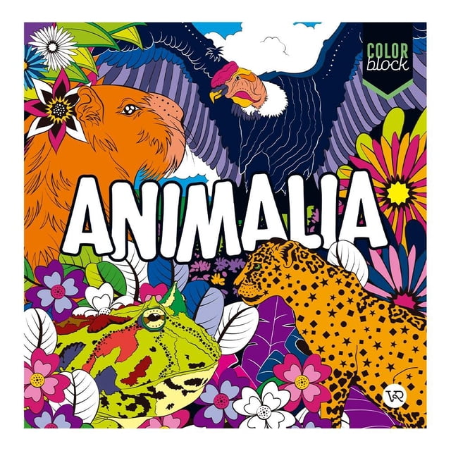 Color block animalia VR Editoras Libro Tapa Blanda