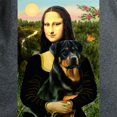 thumbnail image 3 of CafePress - Mona Lisa & Rottie Women's Dark T Shirt - Women's Traditional Fit Dark T-Shirt, 3 of 4
