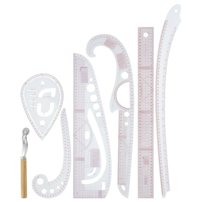 Generic Sewing French Curve Ruler Measure Sewing Dressmaking Tailor Ruler  Set 7pcs