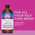 thumbnail image 7 of Heritage Store Organic Castor Oil, Cold Pressed | Rich Hydration for Hair & Skin, Bold Lashes & Brows, Hexane Free, 16oz, 7 of 7