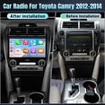 thumbnail image 3 of Radio estéreo de coche Leadfan para Toyota Camry 2012-2014 de 10.1 pulgadas, 3 of 9