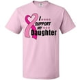 thumbnail image 3 of Inktastic Breast Cancer Awareness I Support My Daughter Pink Ribbon T-Shirt, 3 of 5