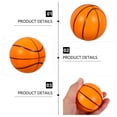 thumbnail image 5 of FRCOLOR Basketball Cake Topper 2pcs Basketball Boys Balls Toys Miniature Basketball Figurines Window Display Toys Gifts for Kids Adults Cupcake Centerpieces,2.36"X2.36"X2.36", 5 of 11