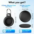 thumbnail image 4 of Air Tracker, Bluetooth Tracker Tag-2 Pack, Item Finder Works with Find My App (iOS Only), Smart Tag for Keys/Wallets/Luggage, Replaceable Battery, IP68 Waterproof, Worldwide Tracking, FCC Approved, 4 of 10