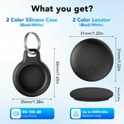 Air Tracker, Bluetooth Tracker Tag-2 Pack, Item Finder Works with Find My App (iOS Only), Smart Tag for Keys/Wallets/Luggage, Replaceable Battery, IP68 Waterproof, Worldwide Tracking, FCC Approved