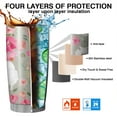 thumbnail image 7 of 20 Oz Pomeranian Dog and Flower Floral Coffee Tumbler Double Wall Insulated Stainless Steel Water Bottle | Metal Reusable Thermoses Flask with Cup Cap | Leak & Sweat Proof with Anti-Dust Lid, 7 of 7