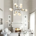 thumbnail image 3 of Aiwen Contemporary Chandelier Pendant Light 12 Lights Ambient Kitchen Island Light Fixture, 3 of 10